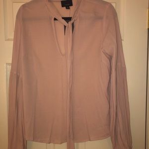 Romantic soft pink blouse